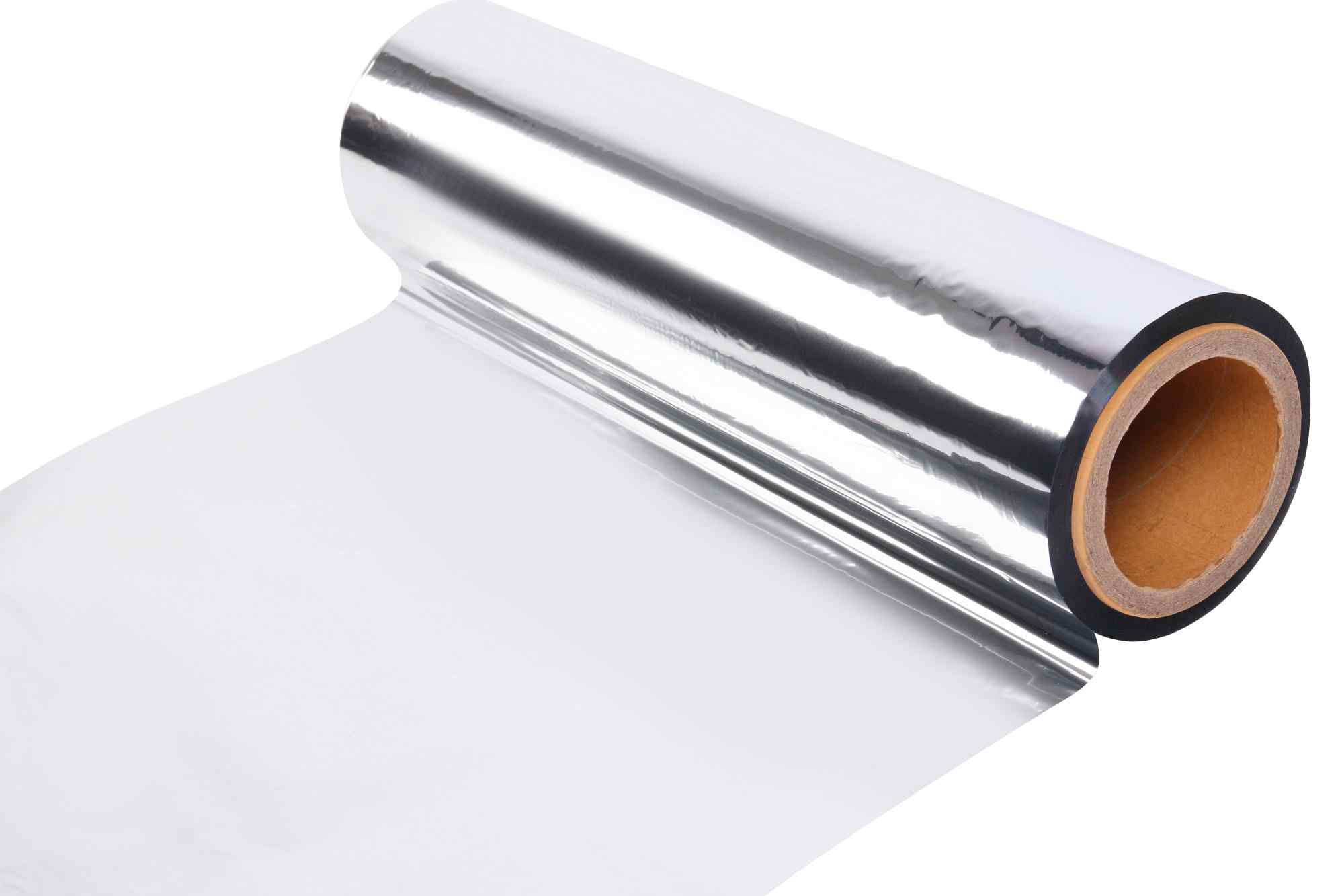 فيلم التصفيح الحراري المعدني الفضي PET